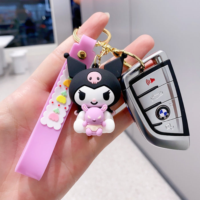Wholesale Doll keychain, cartoon cute pendant, buckle, hanging accessory, keychain