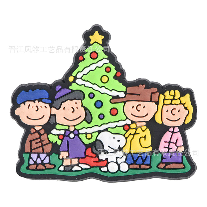 Wholesale 50pcs Christmas Shoes Charms  soft rubber shoes accessories decoration