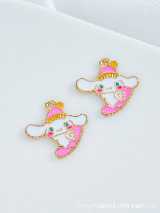 Wholesale 20 pcs Cute Cartoon DIY Alloy Oil Droplets Pendant Accessories