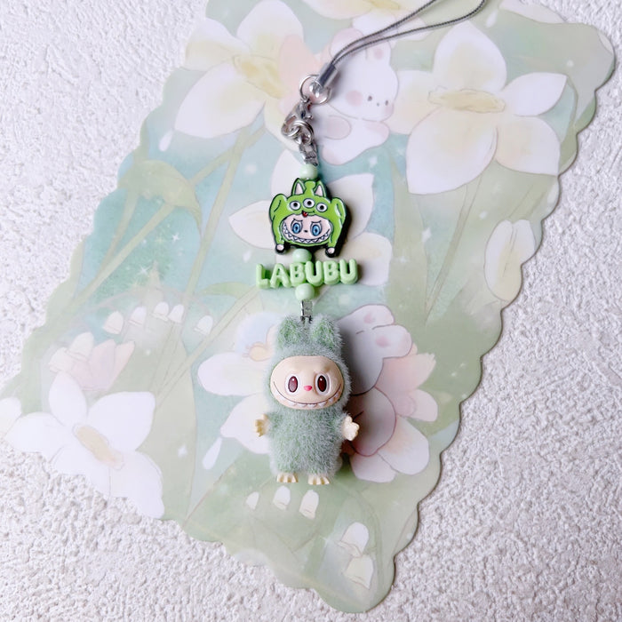 Wholesale Doll vinyl doll mobile phone pendant key chain handmade DIY car pendant