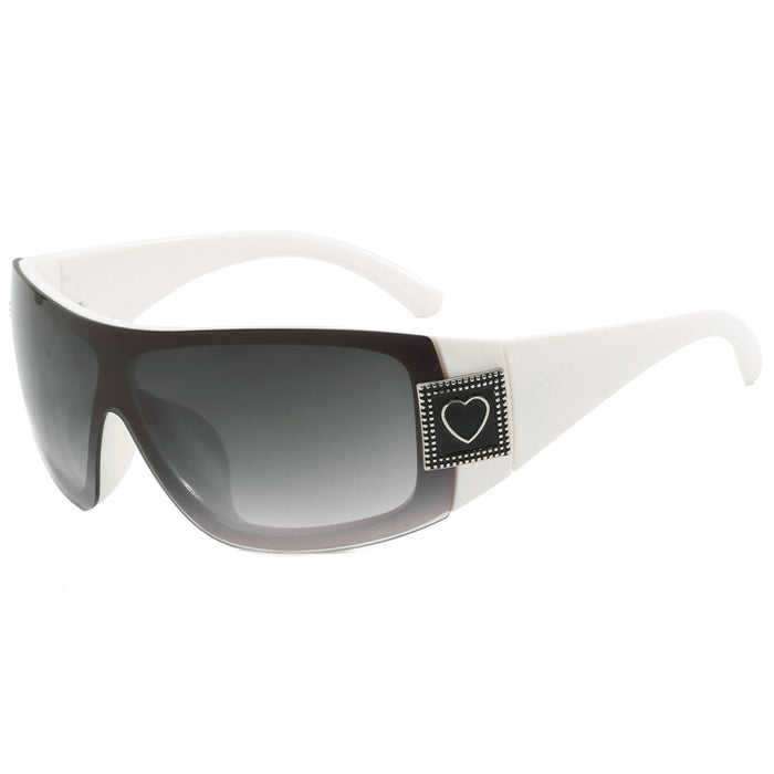 Wholesale Conjoined glasses, sunglasses, cycling high-end large frame