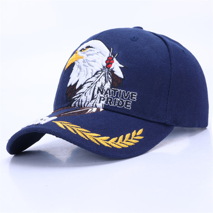 Wholesale Stylish Men S Embroidered Eagle Baseball Cap Sun Hat For Spring Autumn Casual Wear