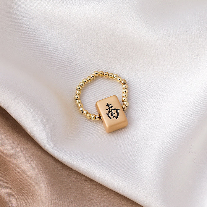 Wholesale Versatile lucky ring with niche design