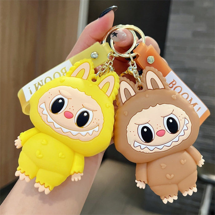 Wholesale Creative Cartoon Coin Purse Silicone Keychains