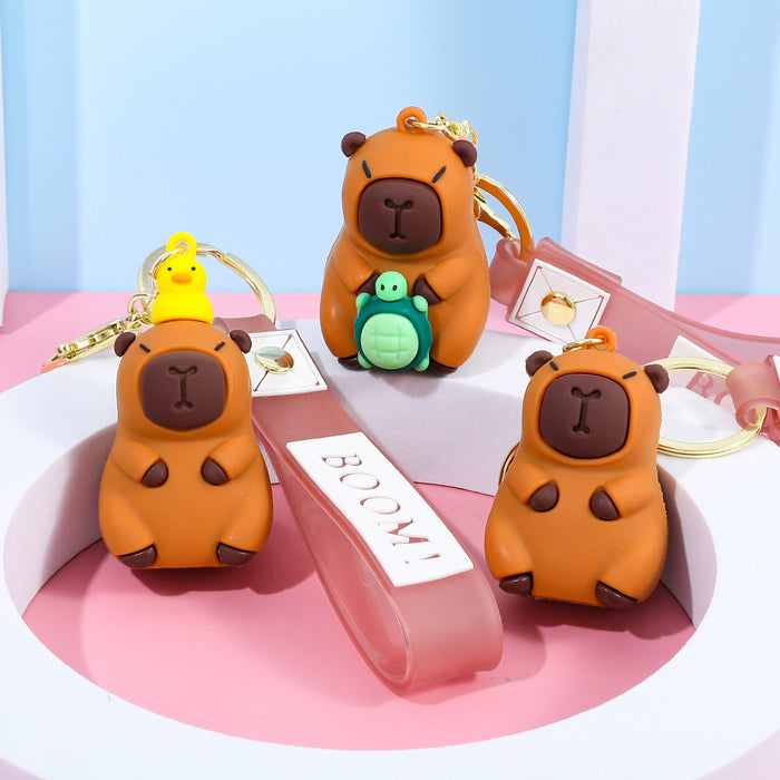 Wholesale  Capybara Small Pendant Doll Keychain