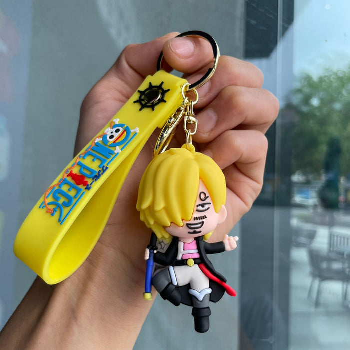 Wholesale Cross border keychain cartoon doll anime keychain bag pendant couple small gift wholesale