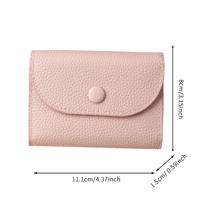 Wholesale Fashion PU Leather Wallet with Lychee Pattern Card Holder and Coin Pocket