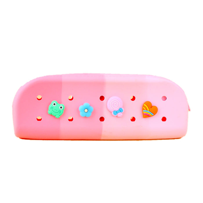 Wholesale 10PCS DIY Silicone Hole Pencil Case JDC-PC-GangDa001