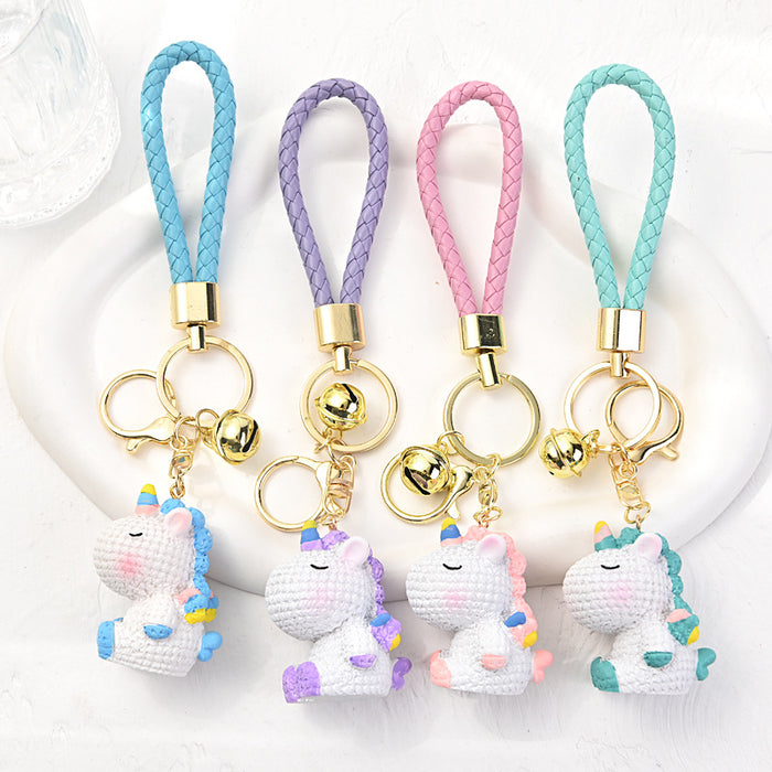 Wholesale Resin keychain creative cute bag pendant exquisite car keychain accessories