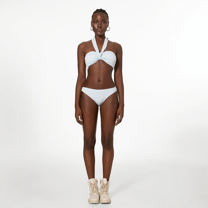 Wholesale New split swimsuit with hollowed out vacation sexy bikini and neck hanging swimsuit