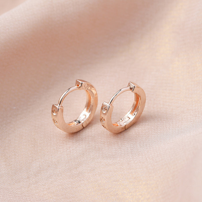 Wholesale Ear Ring silver Ring Earrings Women's Niche Design Earrings