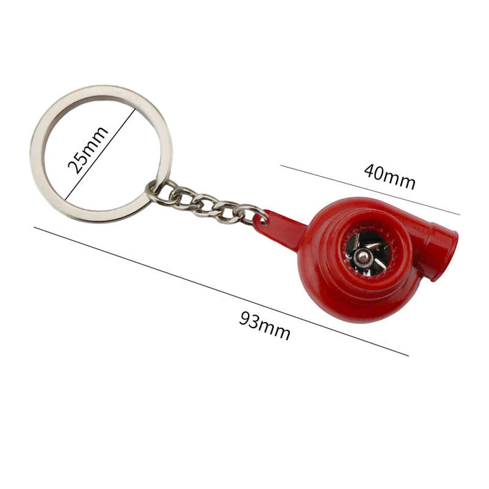 Wholesale Mini Metal Turbo Keychain