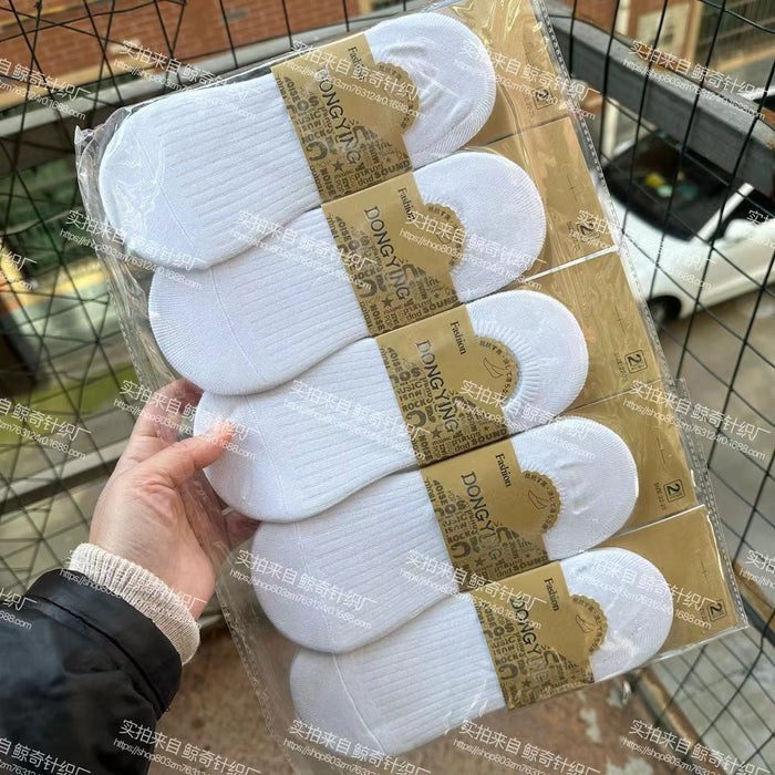 Wholesale Thin fitting boat socks, shallow mouth socks, cotton invisible socks