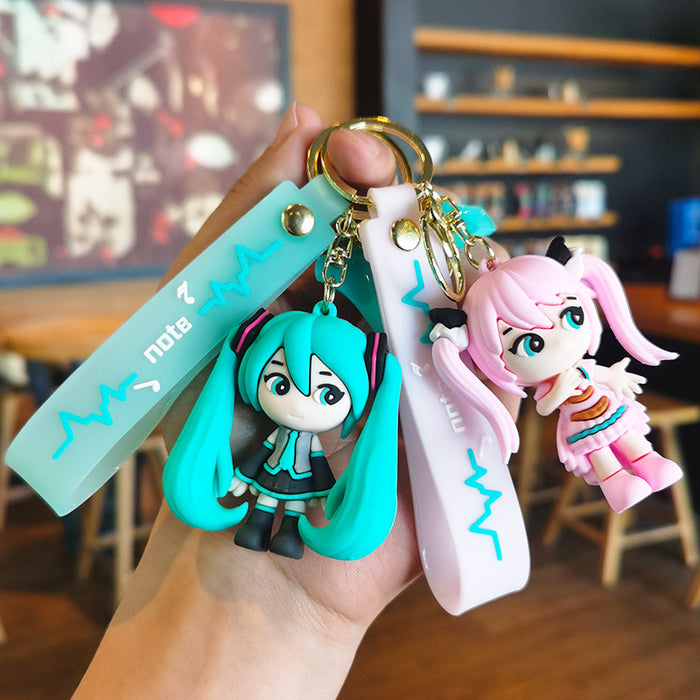 Wholesale Cartoon Doll Silicone Keychain JDC-KC-Tingm253