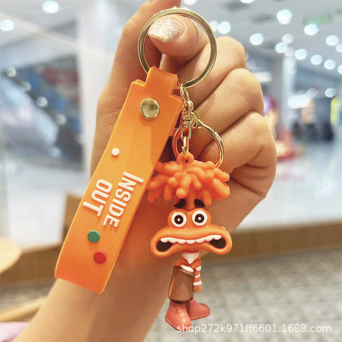 Wholesale Soft PVC Cartoon Keychain Bag Charm Car Key Accessory for Gift