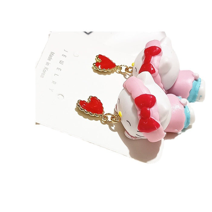 Wholesale Cute Cartoon Resin Earrings JDC-ES-Xiaox002