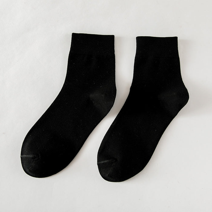 Wholesale Socks made of combed cotton, mid tube socks, comfortable and casual cotton socks