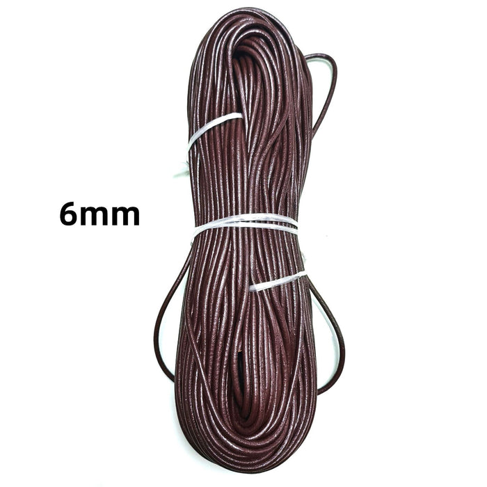 Wholesale 100pcs Round  Cowhide Rope Accessories Mobile Phone Case Leather Rope Braided Rope
