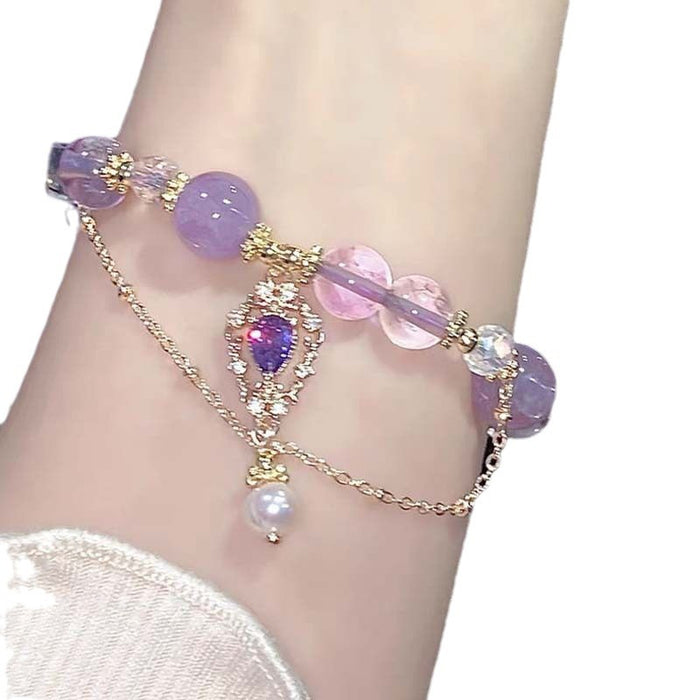 Wholesale Bracelet color collision, light luxury, niche exquisite feeling, fairy style bracelet bracelet bracelet