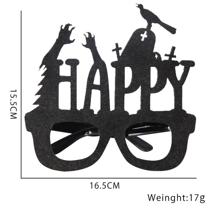 Wholesale Halloween Cartoon Plastic Glasses JDC-SG-ZHHAO004