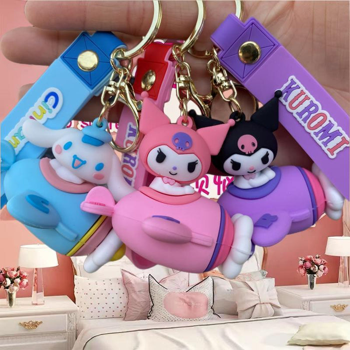 Wholesale Cartoon Doll Silicone Keychain JDC-KC-MingT063