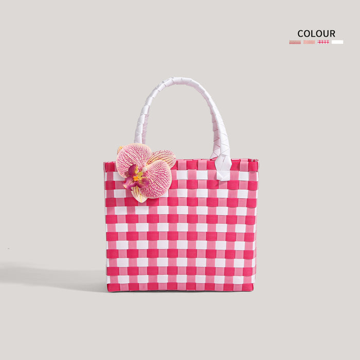 Wholesale Woven Tote Bag Women' s Travel Vacation Large Capacity High-end Handbag Accompanying Gift
