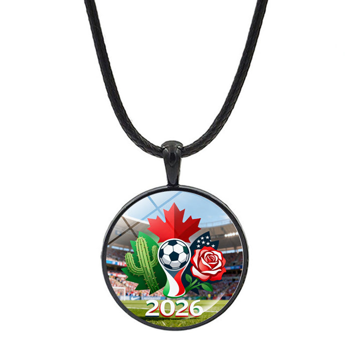 Wholesale World Cup Football Necklace Accessories