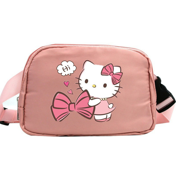 Wholesale Cat Cartoon Waterproof Sports Chest Bag  Versatile Crossbody Bag for Running with Phone Shoulder Bags