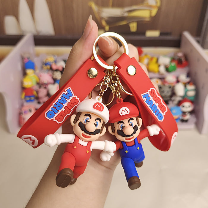 Wholesale Cartoon Silicone Keychain  Car Key Pendant Creative Bag Pendant