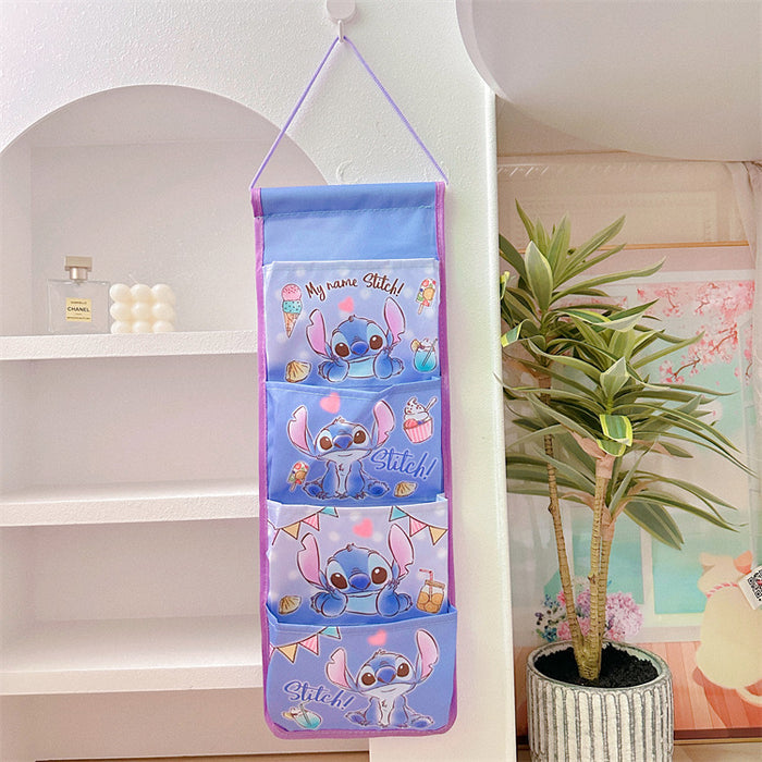 Wholesale Cartoon hanging bag storage wall hanging bag ugly fish dormitory sundries storage bag