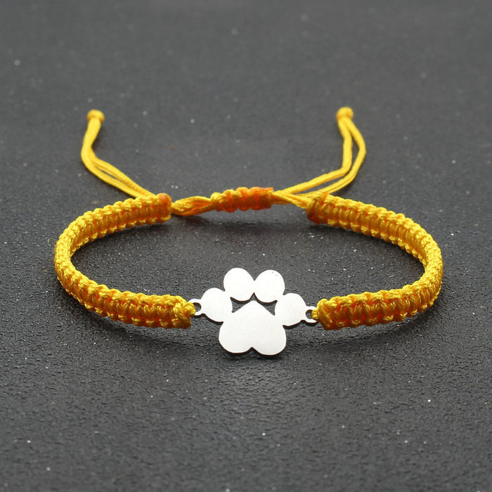 Wholesale Hand Woven Adjustable Bear Claw Bracelet JDC-BT-SX004