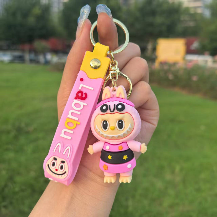 Wholesale Couple keychain little sheep pendant doll cute bag pendant