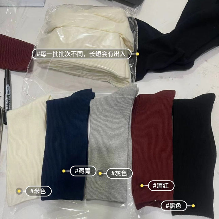Wholesale Socks, mid tube, long tube, white pile socks, paired with small leather shoes
