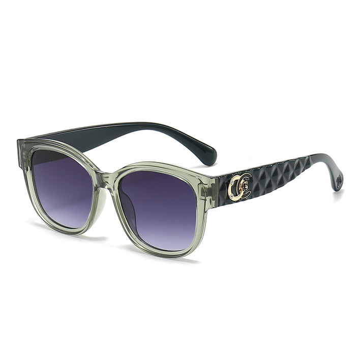 Wholesale Fashionable and avant-garde round frame sunglasses, sun protection and sunshade versatile sunglasses