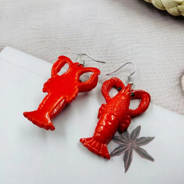 Wholesale Resin funny exaggerated personalized earrings