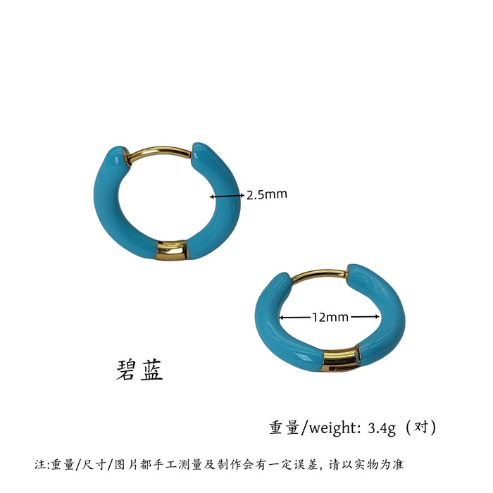 Wholesale Earrings, earrings, light luxury, high-end titanium steel jewelry