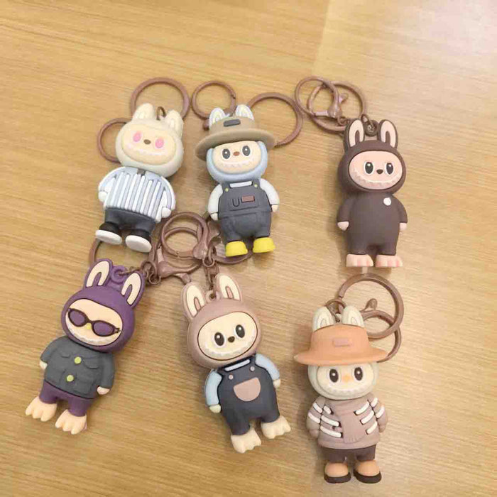 Wholesale Cartoon Loving Little Sheep Keychain Pendant,  Cute Student Bag Pendant,  Couple Style Small Gift Stall