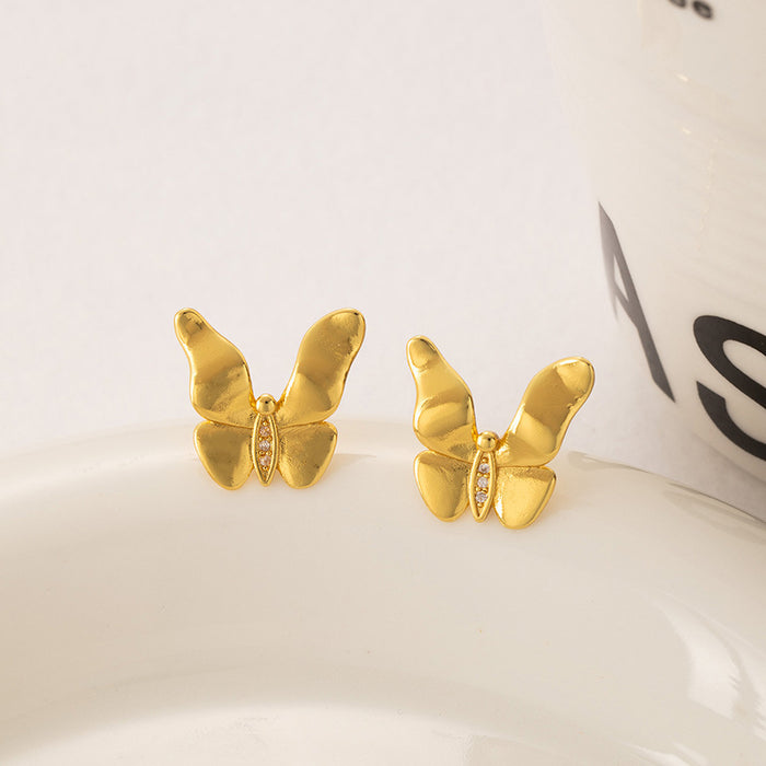 Wholesale Four-Leaf Flower Pearl Earrings for Women