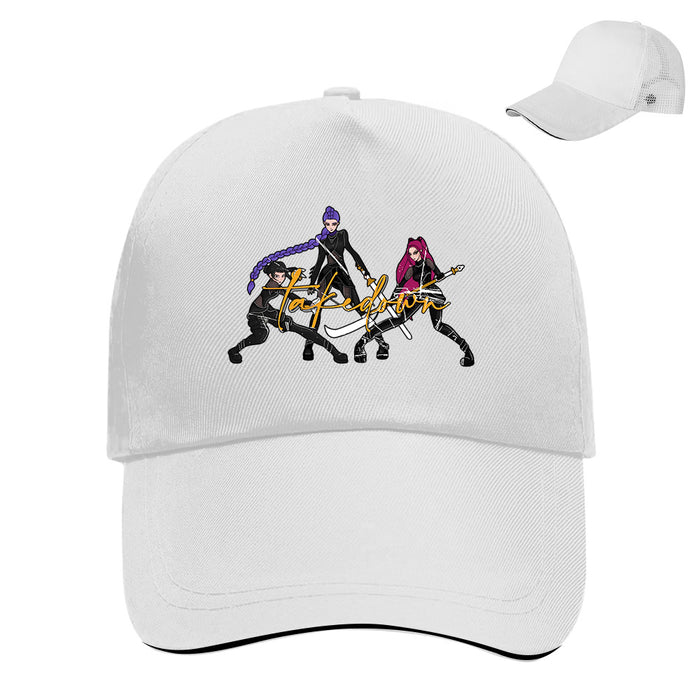 Wholesale KPOP Cute and Fun Velcro Adjustable Baseball Hat Breathable Mesh Duck Tongue Hat
