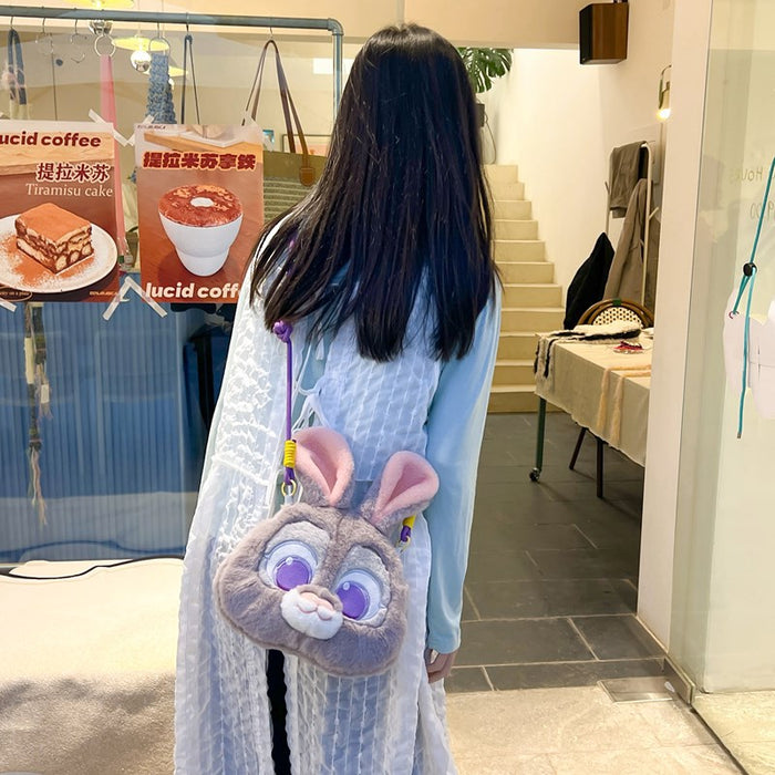 Wholesale Cartoon Cute Rabbit Plush Shoulder Messenger Bag JDC-SD-Youk001