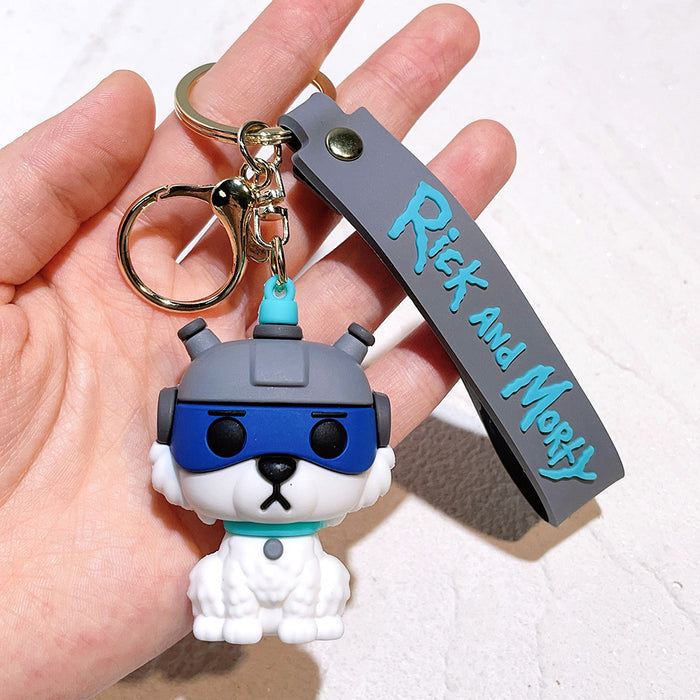 Wholesale Cartoon Silicone Doll Keychain JDC-KC-QiChao006