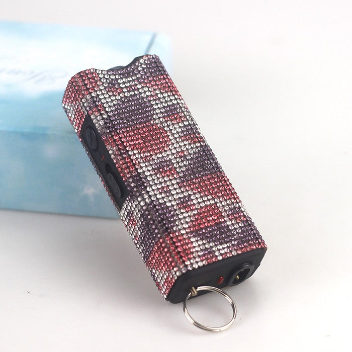 Wholesale Plastic Diamond Flashlight Keychain JDC-KC-TouMS003