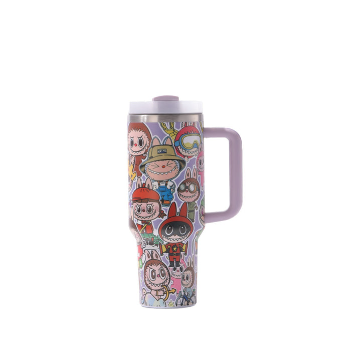 Wholesale 40oz Stainless Steel Tumbler with Handle and Straw Chic Drinkware MOQ≥2