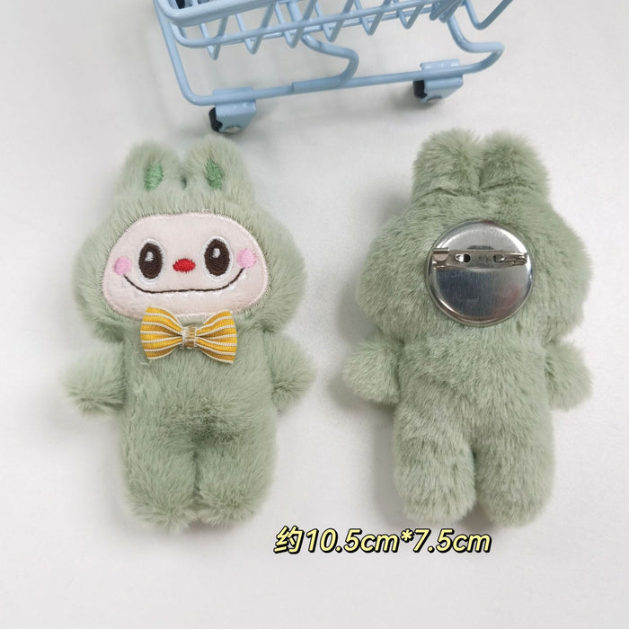 Wholesale Cute Cartoon Doll Squeaky Plush Pendant Keychain Bag Accessories Small Gift