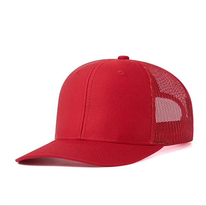 Wholesale Khaki pure color light board duckbill cap with wide brim and breathable mesh baseball cap