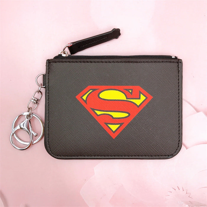 Wholesale PU Cartoon Printing with Key Ring Coin Card Holder JDC-WT-YaLL014