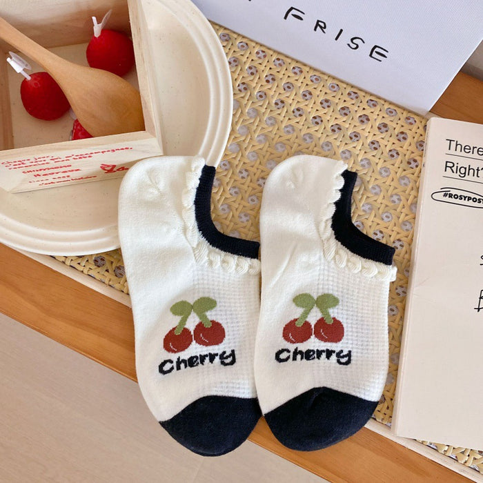 Wholesale Shallow socks, short socks, boat socks, invisible socks, cute mesh socks, thin socks