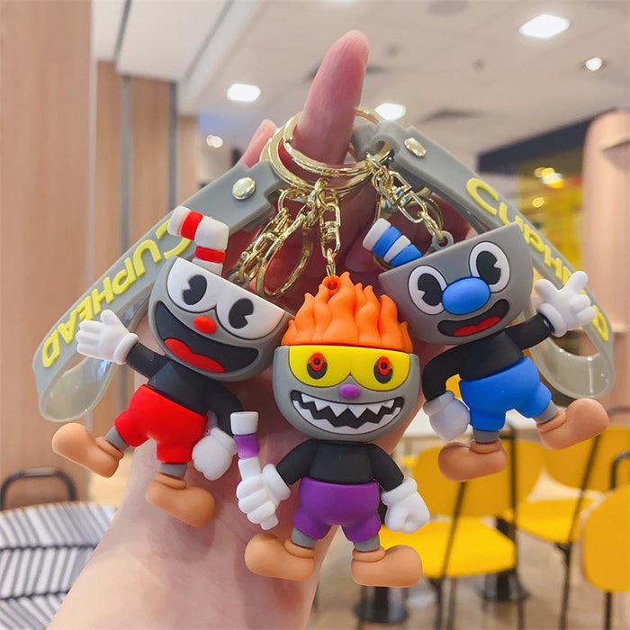 Wholesale Cartoon Teacup Monster Keychain