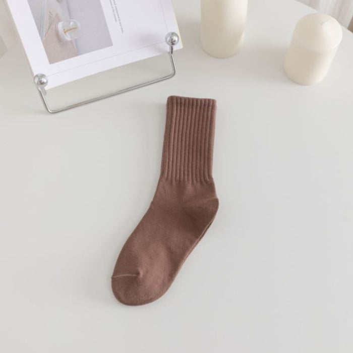 Wholesale Socks, tube socks, versatile sports, solid color cotton socks