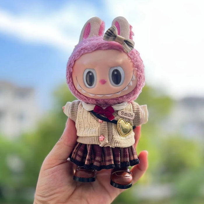 Wholesale Clothes only 17cm pendant blind box baby clothes keychain doll set